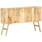 vidaXL Aparador de madera maciza de mango 118x30x75 cm