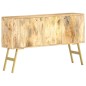 vidaXL Aparador de madera maciza de mango 118x30x75 cm