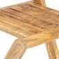 vidaXL Taburetes plegables de jardín 2 unidades madera maciza de mango vidaXL Taburetes plegables de jardín 2 unidades madera maciza de mango
