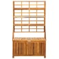 vidaXL Caja de almacenaje de madera maciza de acacia 99x55x160 cm vidaXL Caja de almacenaje de madera maciza de acacia 99x55x160 cm
