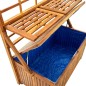 vidaXL Caja de almacenaje de madera maciza de acacia 99x55x160 cm vidaXL Caja de almacenaje de madera maciza de acacia 99x55x160 cm