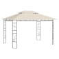 vidaXL Cenador color crema 4x3x2,7 m 160 g/m² vidaXL Cenador color crema 4x3x2,7 m 160 g/m²