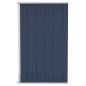 vidaXL Cobertizo de jardín de pared acero galvanizado 118x100x178 cm vidaXL Cobertizo de jardín de pared acero galvanizado 118x100x178 cm