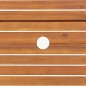 vidaXL Mesa de jardín plegable madera maciza de acacia Ø 90x75 cm vidaXL Mesa de jardín plegable madera maciza de acacia Ø 90x75 cm
