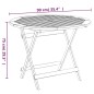 vidaXL Mesa de jardín plegable madera maciza de acacia Ø 90x75 cm vidaXL Mesa de jardín plegable madera maciza de acacia Ø 90x75 cm