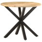 vidaXL Mesa auxiliar de madera maciza de mango 68x68x56 cm vidaXL Mesa auxiliar de madera maciza de mango 68x68x56 cm