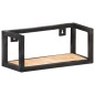 vidaXL Estantes de pared 2 unidades 40 cm madera de mango rugosa vidaXL Estantes de pared 2 unidades 40 cm madera de mango rugosa