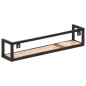 vidaXL Estantes de pared 2 unidades 80 cm madera maciza reciclada vidaXL Estantes de pared 2 unidades 80 cm madera maciza reciclada