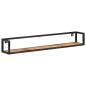 vidaXL Estantes de pared 2 unidades 120 cm madera de mango rugosa vidaXL Estantes de pared 2 unidades 120 cm madera de mango rugosa