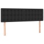 vidaXL Cabecero con luces LED cuero sintético negro 144x5x78/88 cm vidaXL Cabecero con luces LED cuero sintético negro 144x5x78/88 cm