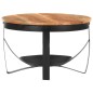 vidaXL Mesa de centro de madera maciza de acacia Ø68x43 cm vidaXL Mesa de centro de madera maciza de acacia Ø68x43 cm