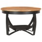 vidaXL Mesa de centro de madera maciza de acacia Ø68x43 cm vidaXL Mesa de centro de madera maciza de acacia Ø68x43 cm