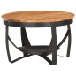 vidaXL Mesa de centro de madera maciza de acacia Ø68x43 cm vidaXL Mesa de centro de madera maciza de acacia Ø68x43 cm
