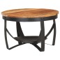 vidaXL Mesa de centro de madera maciza de acacia Ø68x43 cm vidaXL Mesa de centro de madera maciza de acacia Ø68x43 cm