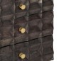 vidaXL Mesita de noche de madera maciza de mango negro 40x30x50 cm vidaXL Mesita de noche de madera maciza de mango negro 40x30x50 cm