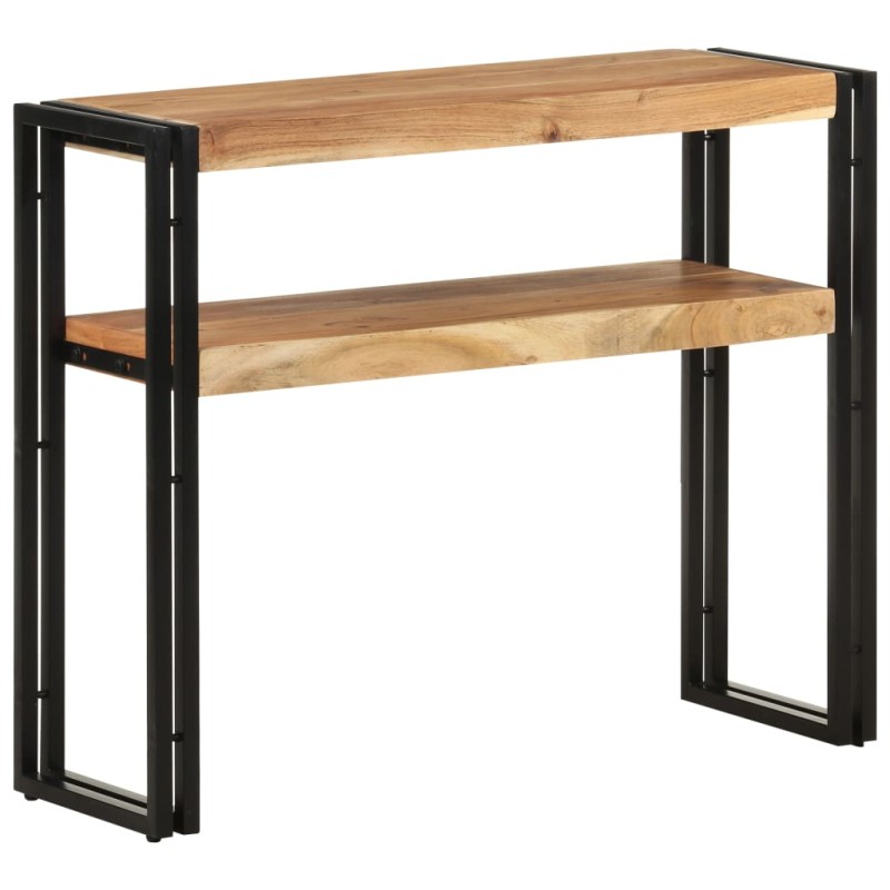 vidaXL Mesa consola de madera maciza de acacia 90x30x75 cm vidaXL Mesa consola de madera maciza de acacia 90x30x75 cm