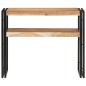 vidaXL Mesa consola de madera maciza de acacia 90x30x75 cm vidaXL Mesa consola de madera maciza de acacia 90x30x75 cm