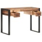 vidaXL Escritorio de madera maciza con acabado sheesham 110x50x76 cm vidaXL Escritorio de madera maciza con acabado sheesham 110x50x76 cm