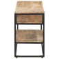 vidaXL Mueble para TV de madera maciza de mango rugosa 130x30x45 cm vidaXL Mueble para TV de madera maciza de mango rugosa 130x30x45 cm