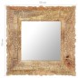 vidaXL Espejo de madera maciza de mango 50x50 cm vidaXL Espejo de madera maciza de mango 50x50 cm
