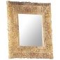 vidaXL Espejo de madera maciza de mango 50x50 cm vidaXL Espejo de madera maciza de mango 50x50 cm