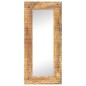 vidaXL Espejo tallado a mano madera maciza de mango 110x50x2,5 cm vidaXL Espejo tallado a mano madera maciza de mango 110x50x2,5 cm