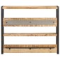 vidaXL Mesa de bar madera maciza de mango rugosa 120x40x101 cm