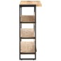 vidaXL Mesa de bar madera maciza de mango rugosa 120x40x101 cm