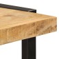 vidaXL Mesa de bar madera maciza de mango rugosa 120x40x101 cm