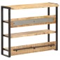 vidaXL Mesa de bar madera maciza de mango rugosa 120x40x101 cm