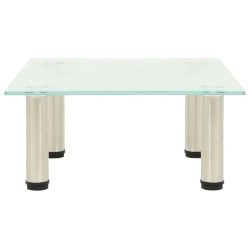 vidaXL Mueble para TV de vidrio templado esmerilado 40x35x17 cm