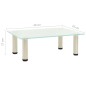 vidaXL Mueble para TV de vidrio templado esmerilado 40x35x17 cm vidaXL Mueble para TV de vidrio templado esmerilado 40x35x17 cm