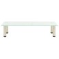vidaXL Mueble para TV de vidrio templado esmerilado 80x35x17 cm vidaXL Mueble para TV de vidrio templado esmerilado 80x35x17 cm