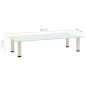 vidaXL Mueble para TV de vidrio templado esmerilado 80x35x17 cm vidaXL Mueble para TV de vidrio templado esmerilado 80x35x17 cm