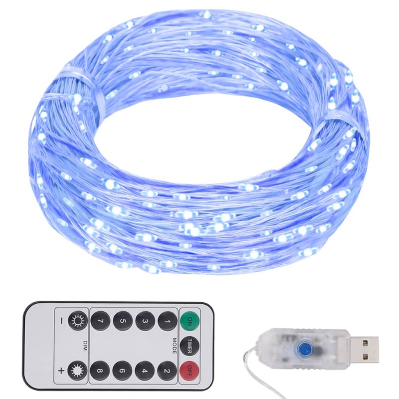 vidaXL Tira de luces con 300 LED PVC azul 30 m vidaXL Tira de luces con 300 LED PVC azul 30 m