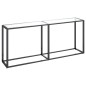vidaXL Mesa consola vidrio templado transparente 180x35x75,5 cm vidaXL Mesa consola vidrio templado transparente 180x35x75,5 cm