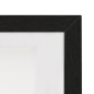 vidaXL Marco de foto caja 3D 3 uds negro 23x23 cm para foto 13x13 cm