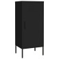 vidaXL Armario de almacenamiento acero negro 42,5x35x101,5 cm