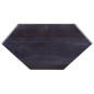 vidaXL Mueble de TV esquinero caoba maciza negro claro 80x40x49 cm vidaXL Mueble de TV esquinero caoba maciza negro claro 80x40x49 cm