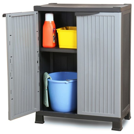 vidaXL Armario de plástico 68x39x92 cm