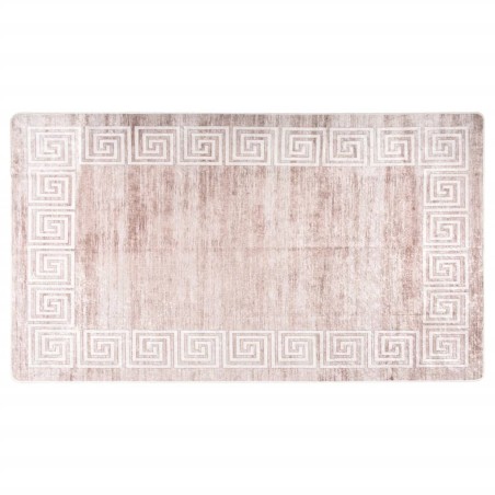 vidaXL Alfombra lavable antideslizante beige 190x300 cm