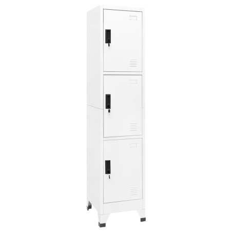 vidaXL Taquilla de acero blanco 38x45x180 cm