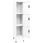 vidaXL Taquilla de acero blanco 38x45x180 cm