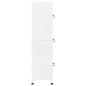 vidaXL Taquilla de acero blanco 38x45x180 cm