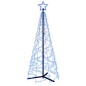 vidaXL Árbol de Navidad cónico 200 LED azul 70x180 cm vidaXL Árbol de Navidad cónico 200 LED azul 70x180 cm