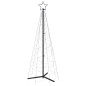 vidaXL Árbol de Navidad cónico 200 LED azul 70x180 cm vidaXL Árbol de Navidad cónico 200 LED azul 70x180 cm