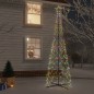 vidaXL Árbol de Navidad cónico 500 LED de colores 100x300 cm vidaXL Árbol de Navidad cónico 500 LED de colores 100x300 cm