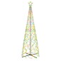 vidaXL Árbol de Navidad cónico 500 LED de colores 100x300 cm vidaXL Árbol de Navidad cónico 500 LED de colores 100x300 cm