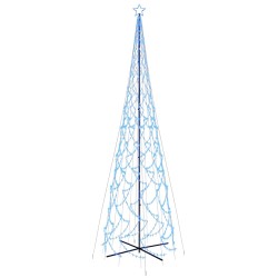 vidaXL Árbol de Navidad cónico 3000 LED azul 230x800 cm