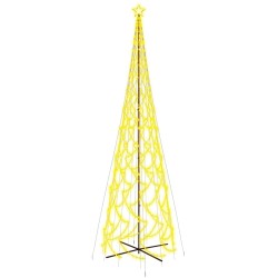 vidaXL Árbol de Navidad cónico 3000 LED blanco cálido 230x800 cm